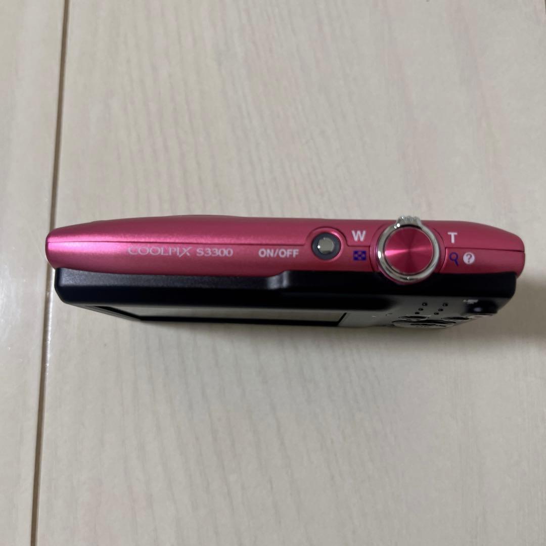 ニコン　Nikon COOLPIX S3300 ストロベリーピンク デジカメ