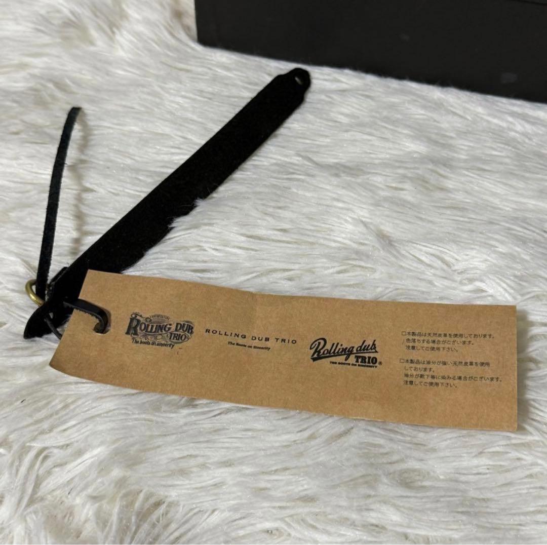 ローリングダブトリオ　マスターピース　ブラック　プレーントゥ サービスシューズ