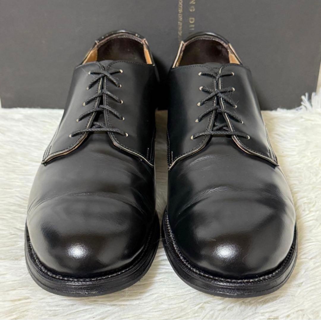 ローリングダブトリオ　マスターピース　ブラック　プレーントゥ サービスシューズ