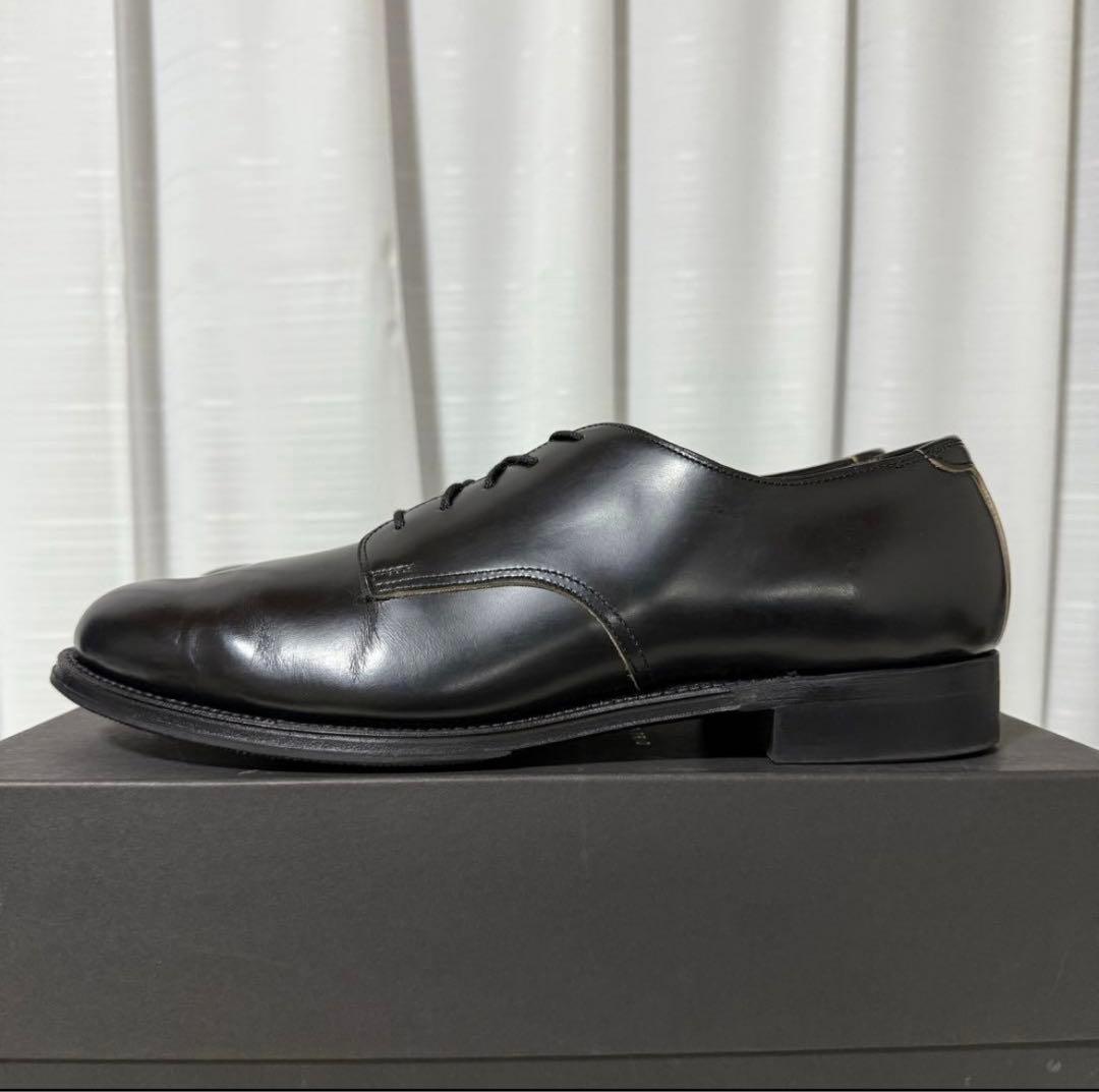 ローリングダブトリオ　マスターピース　ブラック　プレーントゥ サービスシューズ