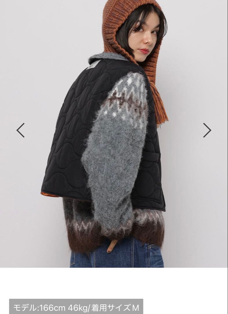 ニコアンド リバーシブルベスト タグ付き新品