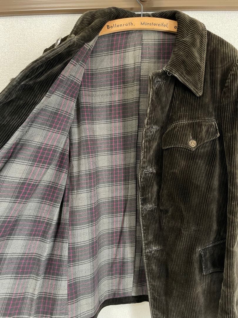 1940s フランス コーデュロイ ハンティングジャケット ヴィンテージ 古着