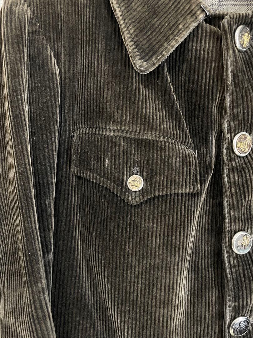 1940s フランス コーデュロイ ハンティングジャケット ヴィンテージ 古着