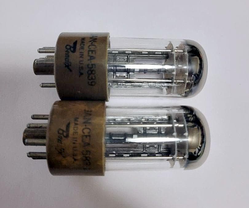 新品未使用真空管 JAN-CEA-5839 2本セット M-786