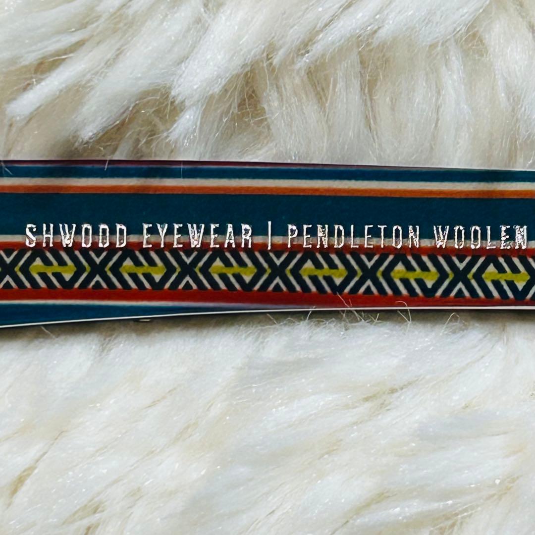 松尾泰明様用☆極美品☆シュウッド × ペンドルトン サングラス ブラックウッド調