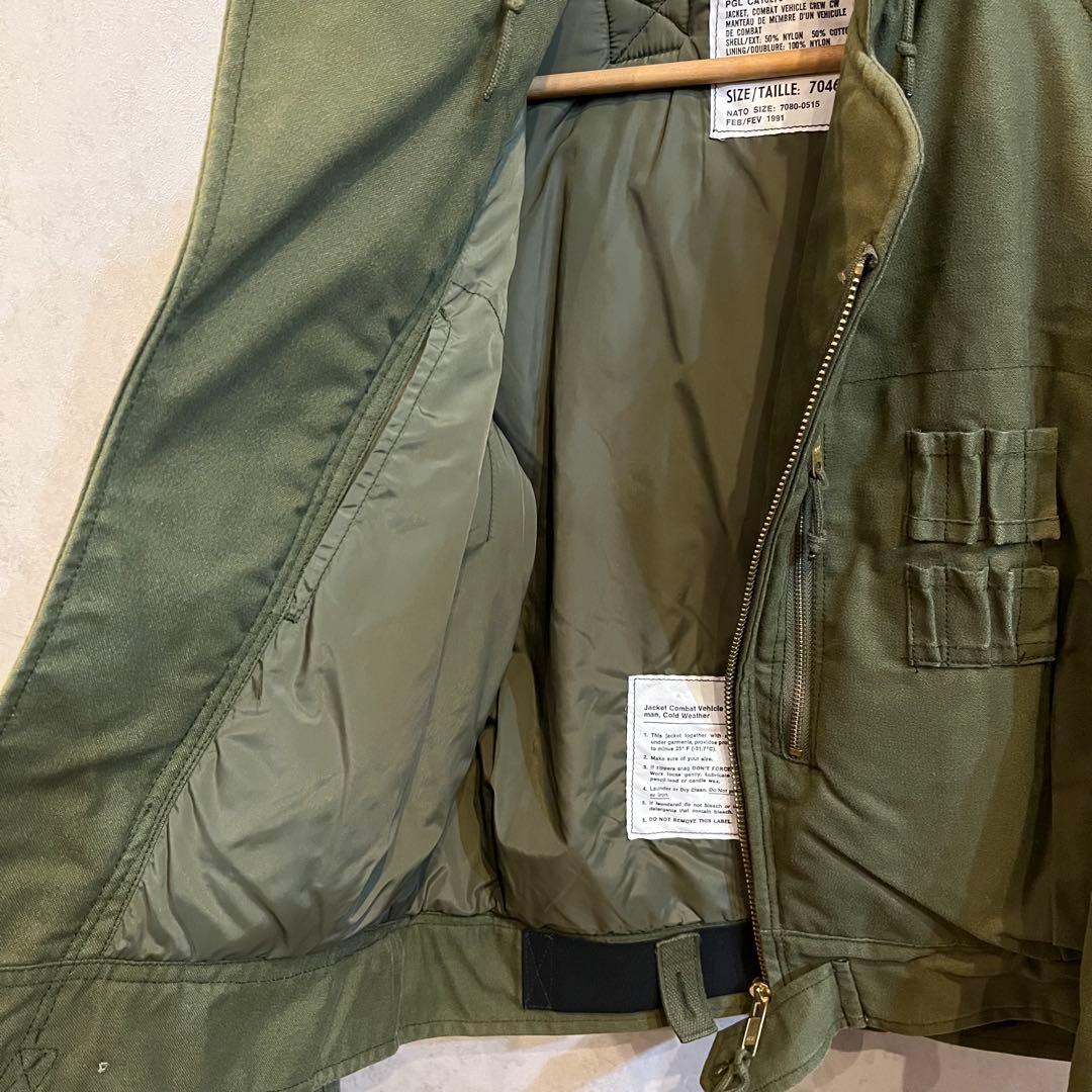 【極美品】1991年 カナダ軍 CVC コールドウェザー タンカースジャケット