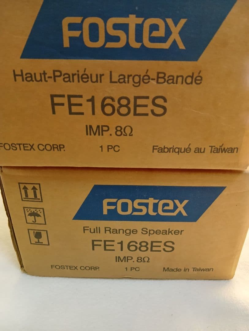 FOSTEX FE-168ES+P-168 セット(デッドストック 未使用新品)
