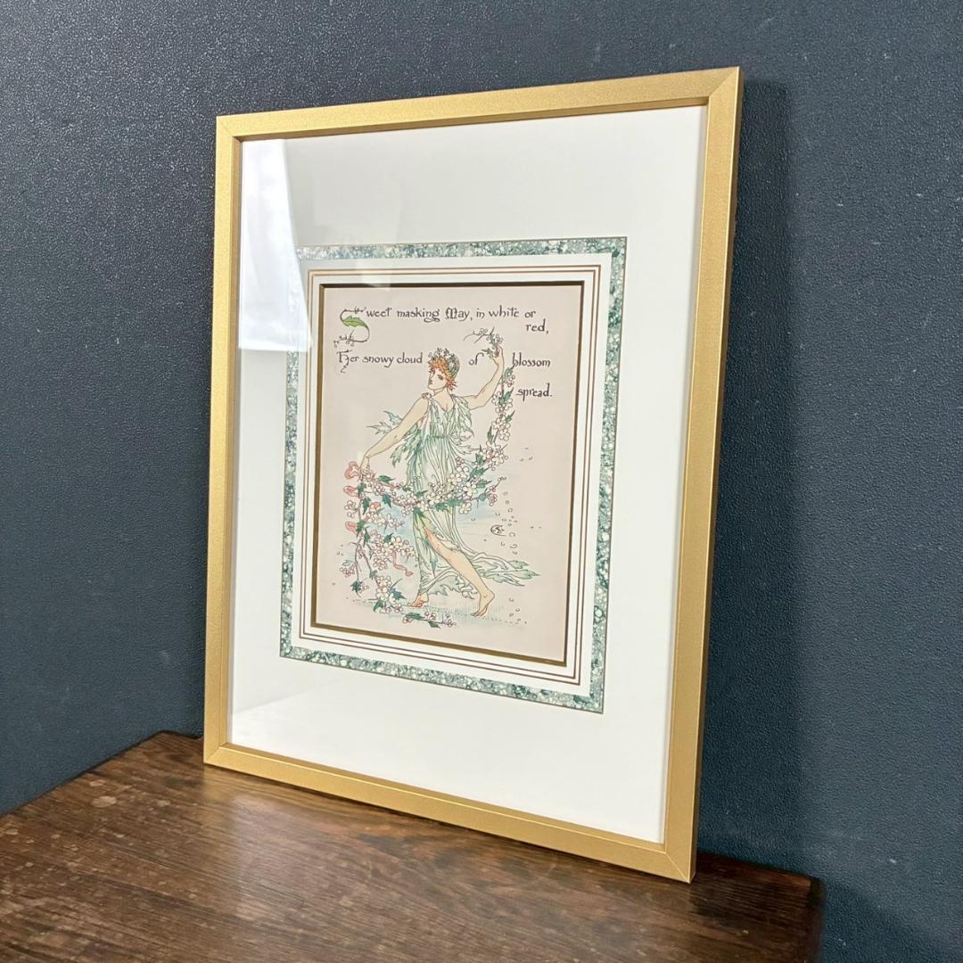 【koto】美品 ウォルター・クレイン リトグラフ2点セット