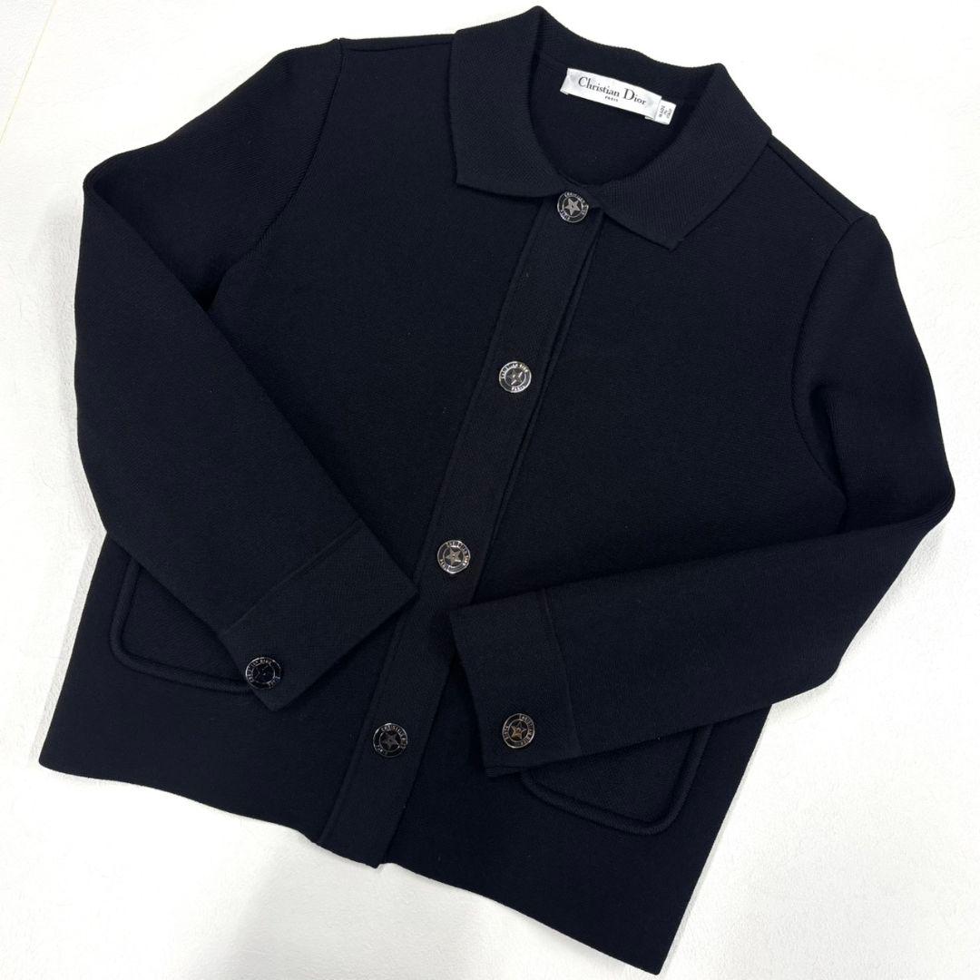 クリスチャン・ディオール スターボタン クロップドジャケット 36