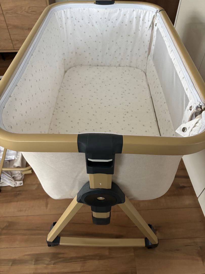 折りたたみ式ベビーベッド HZDMJ ベージュ