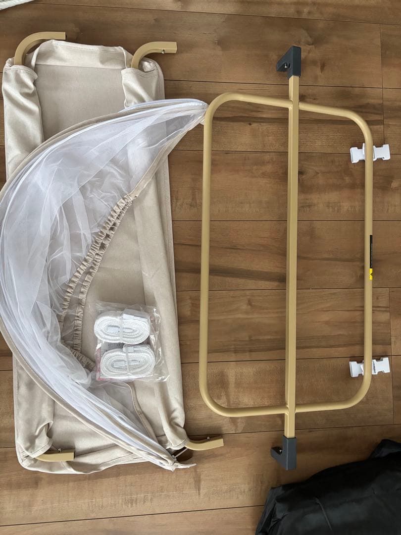 折りたたみ式ベビーベッド HZDMJ ベージュ