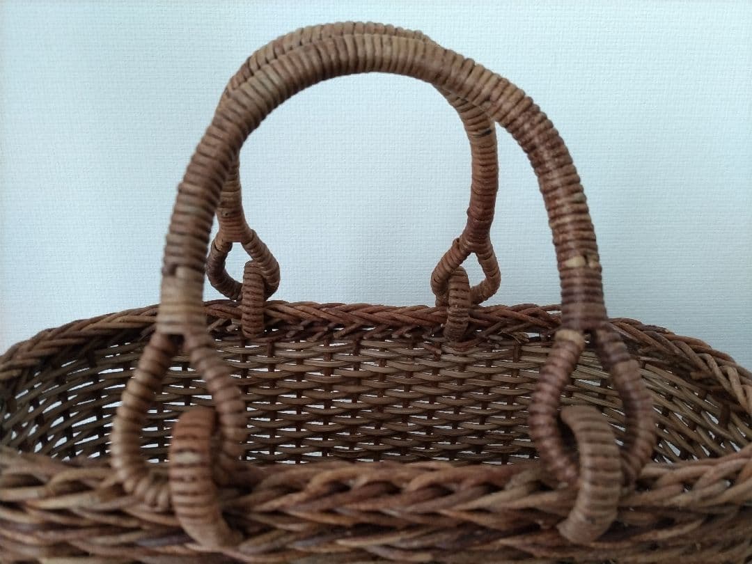 青森　宮本工芸　あけびカゴバッグ
