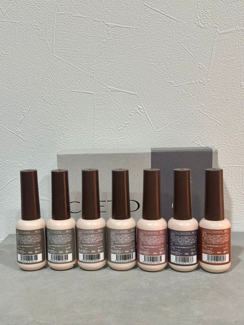 CLETO セレクトボックス付 7本セット(非売品カラー入り) マグネットジェル