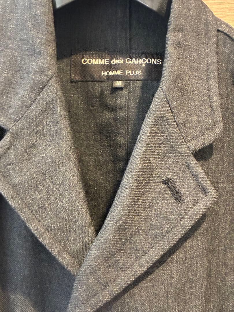 コムデギャルソン オム プリュス 袖ニット ドッキングジャケット