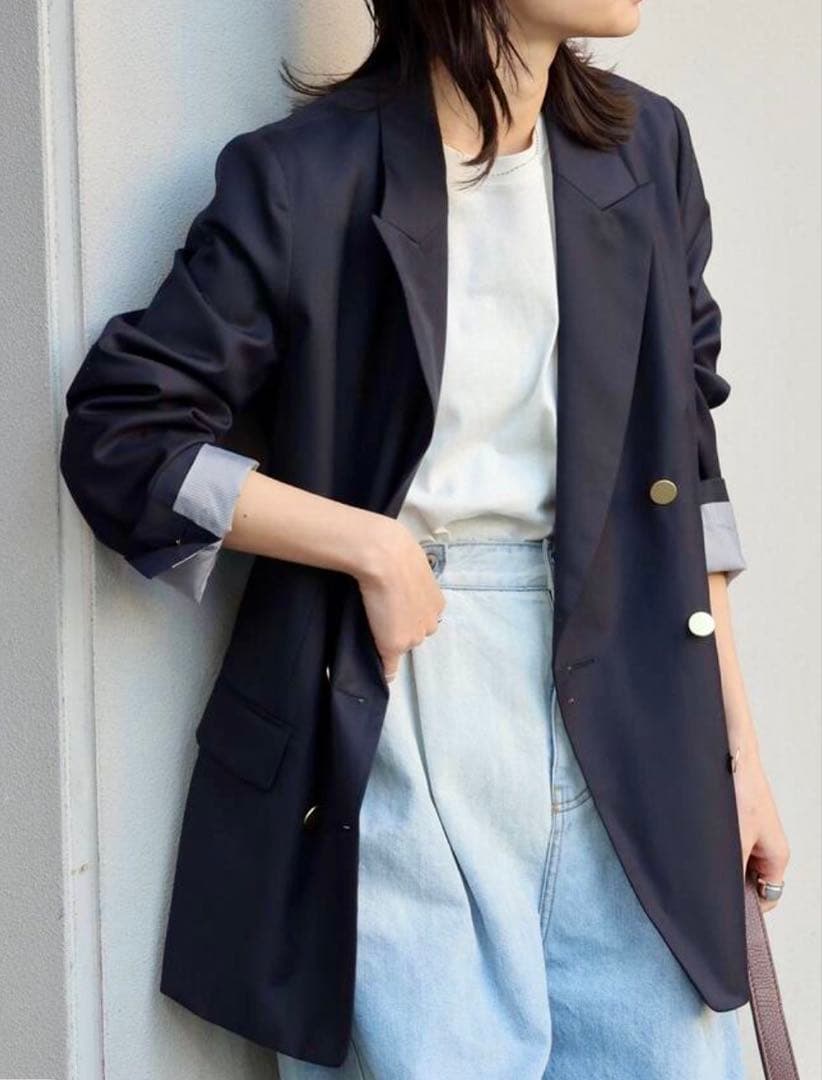 美品 JOURNAL STANDARD 24AW ダブルフロントジャケット