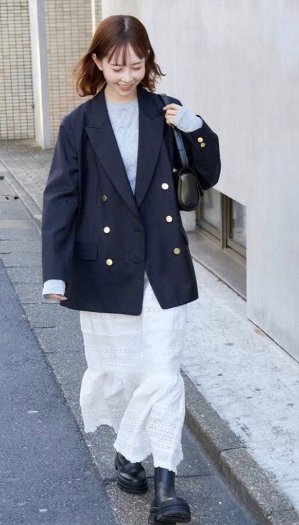 美品 JOURNAL STANDARD 24AW ダブルフロントジャケット