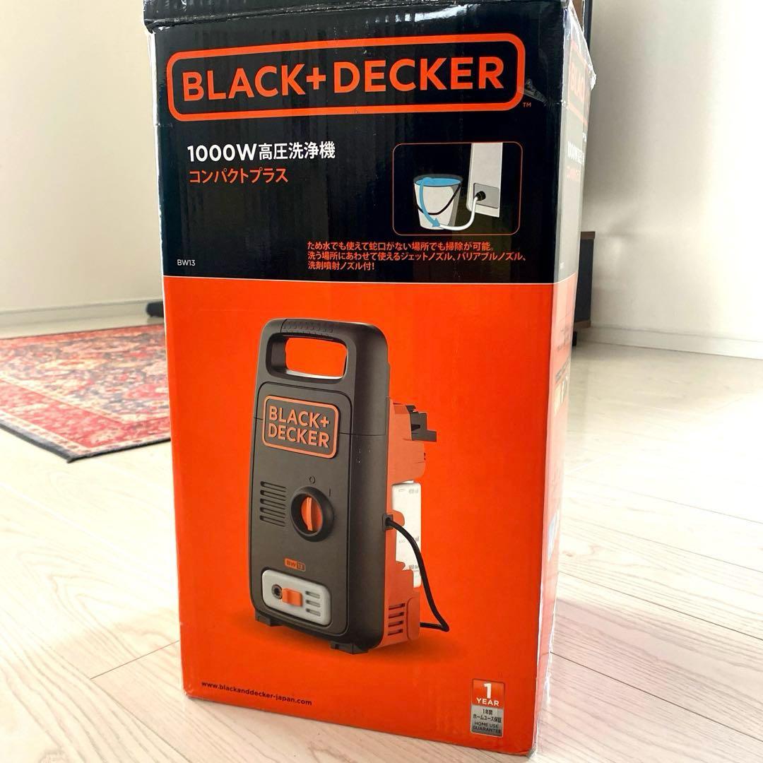 【未使用】BLACK&DECKER 高圧洗浄機コンパクトプラス BW13
