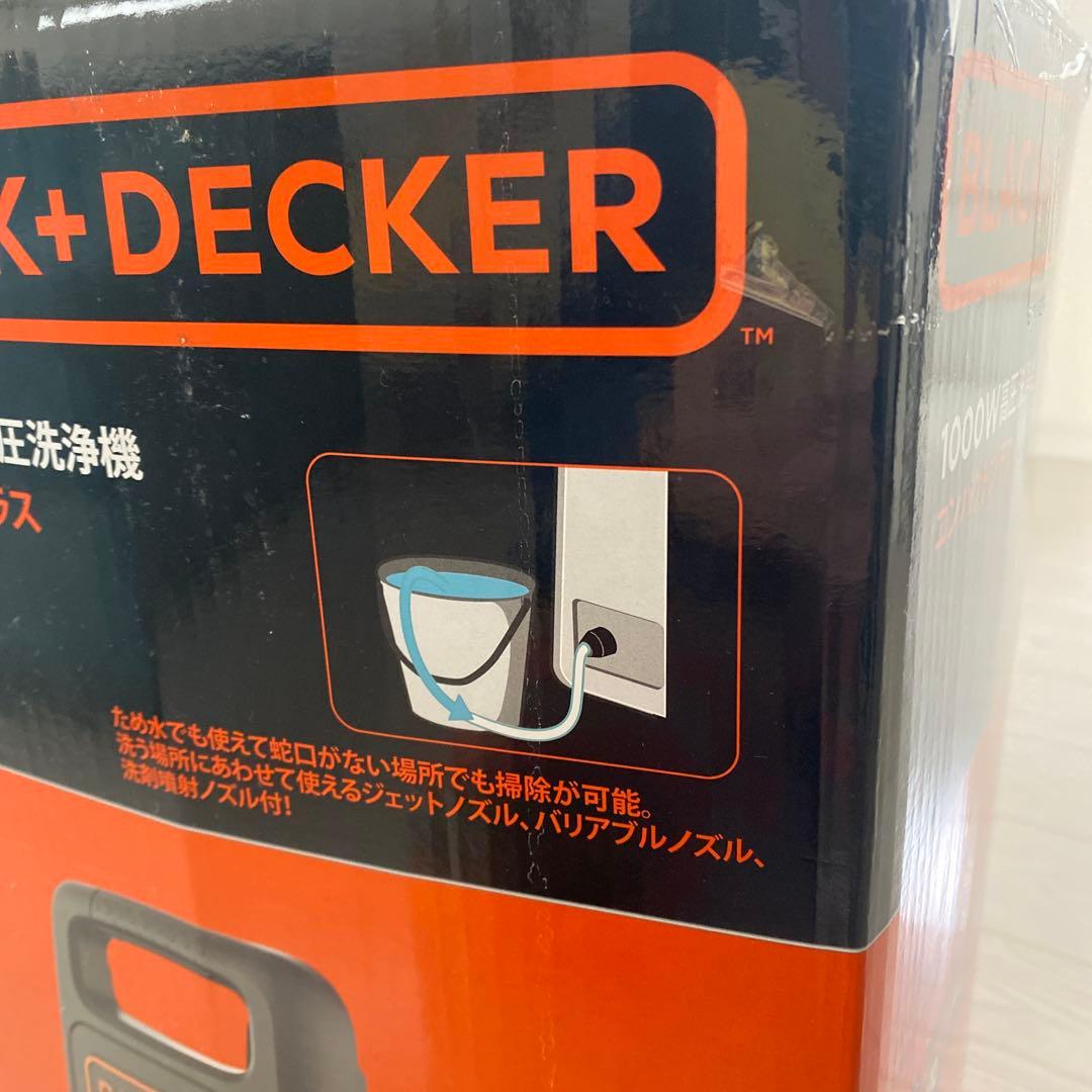 【未使用】BLACK&DECKER 高圧洗浄機コンパクトプラス BW13