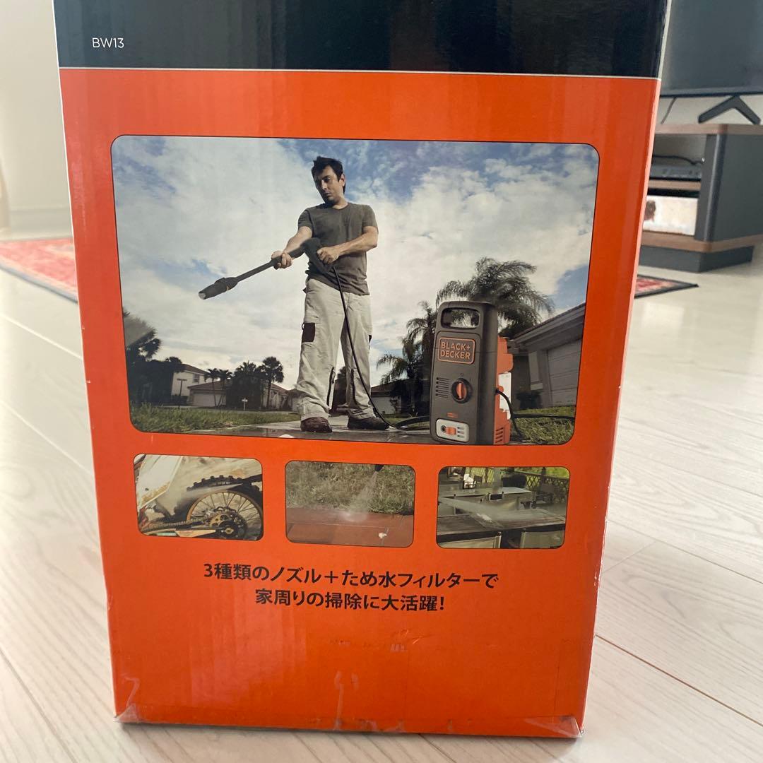 【未使用】BLACK&DECKER 高圧洗浄機コンパクトプラス BW13
