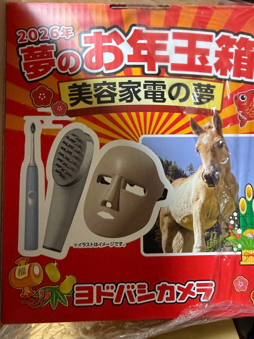 ヨドバシカメラ2026年夢のお年玉箱　美容家電の夢　福袋