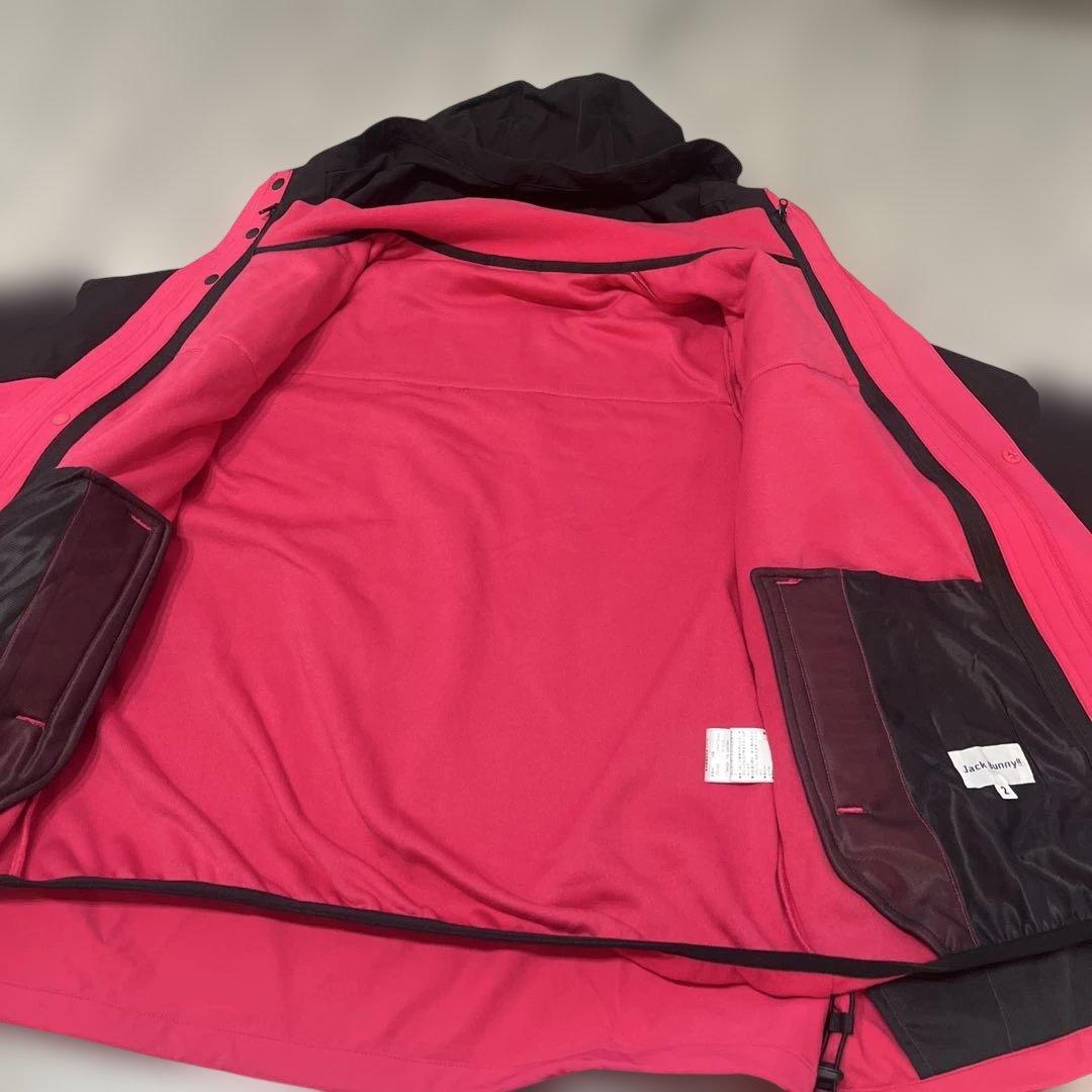 JACK BUNNY フード付きジャケット ピンク/ブラック