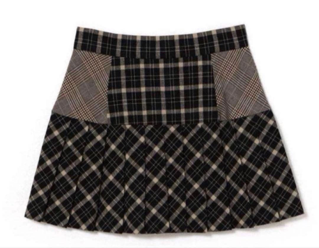 andmary アンドマリー　coco check mini skirt