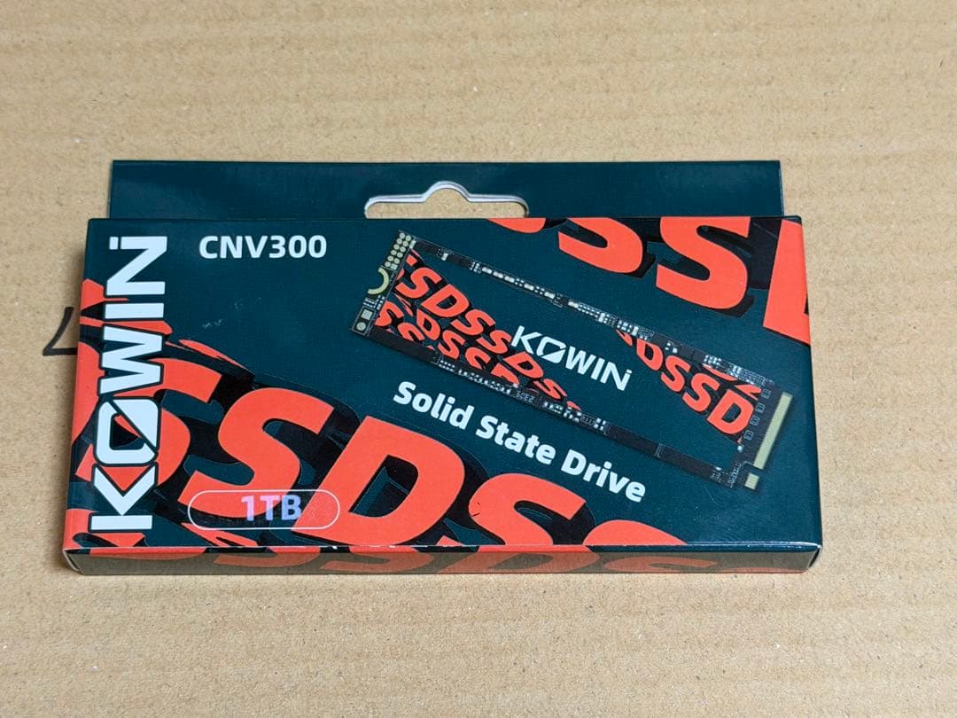 KOWIN PCIe Gen3.0x4 M.2 NVMe SSD 1TB 新品