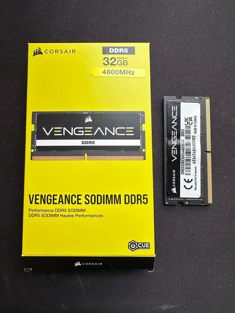 メモリー CORSAIR VENGEANCE SODIMM DDR5 32GB