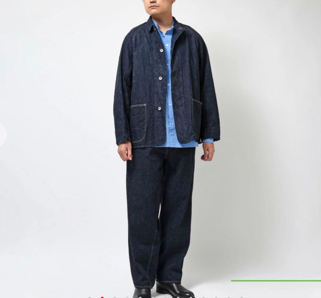 【22AW】comoli デニムワークジャッケット　サイズ1