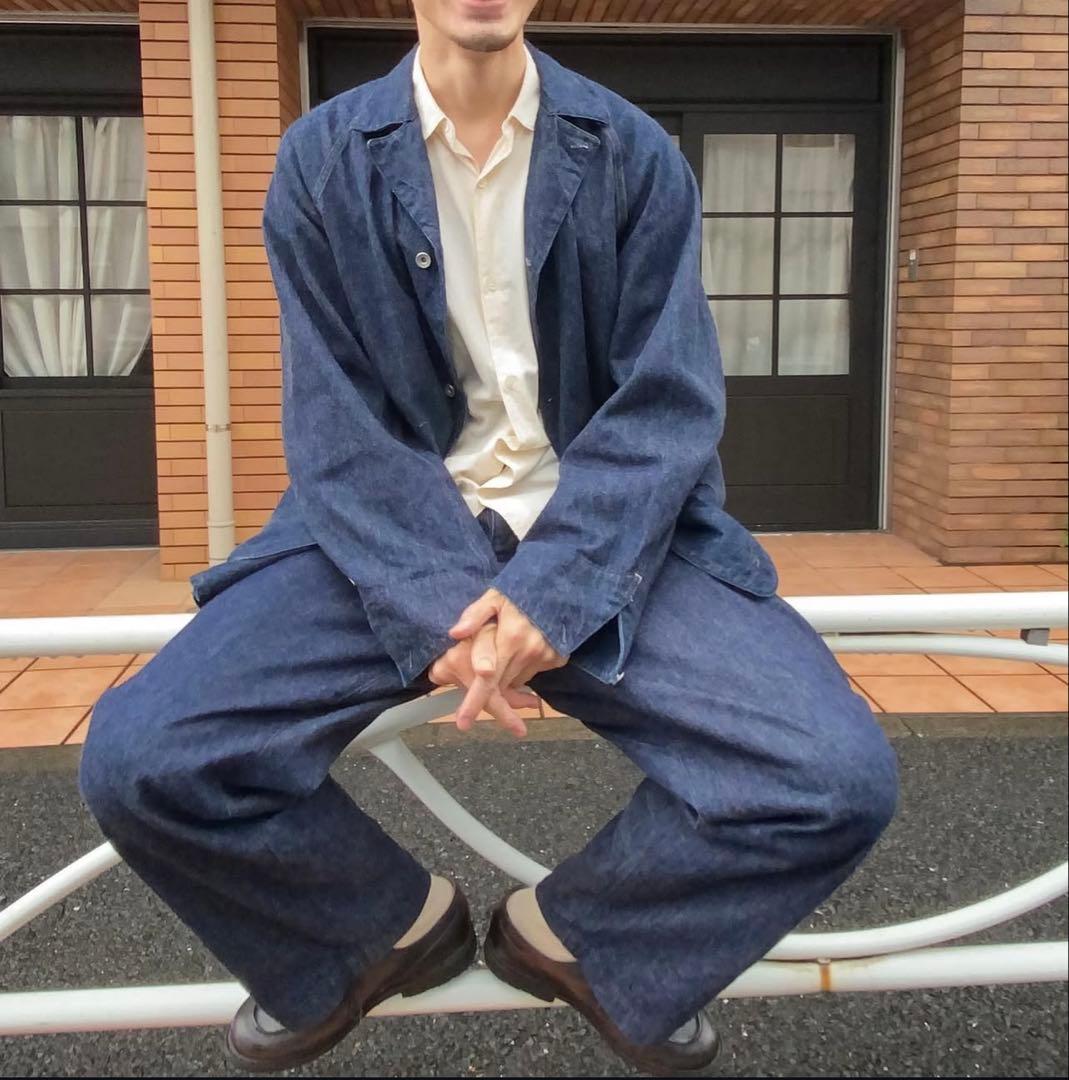 【22AW】comoli デニムワークジャッケット　サイズ1