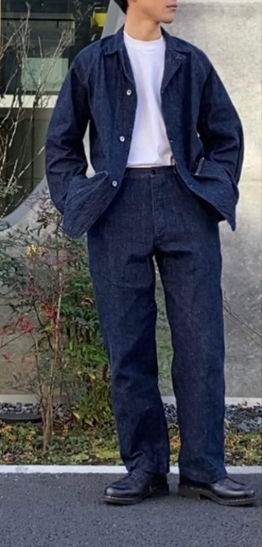 【22AW】comoli デニムワークジャッケット　サイズ1