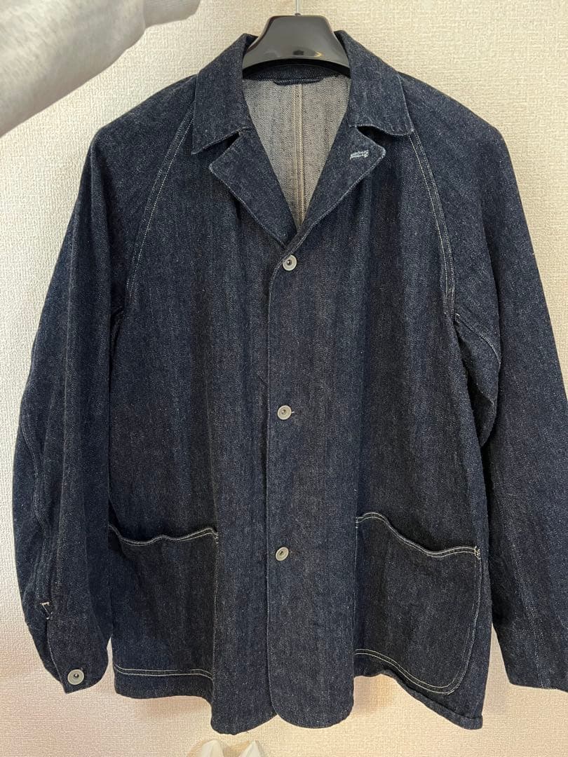【22AW】comoli デニムワークジャッケット　サイズ1
