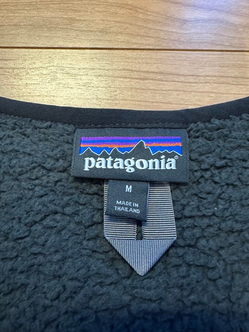 patagonia ブラック ロスガトスベスト M 25927
