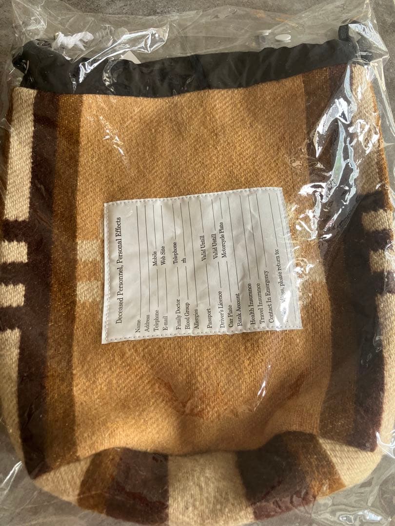 ソロイスト soloist 新品　限定　ブランケット　巾着　ポーチ