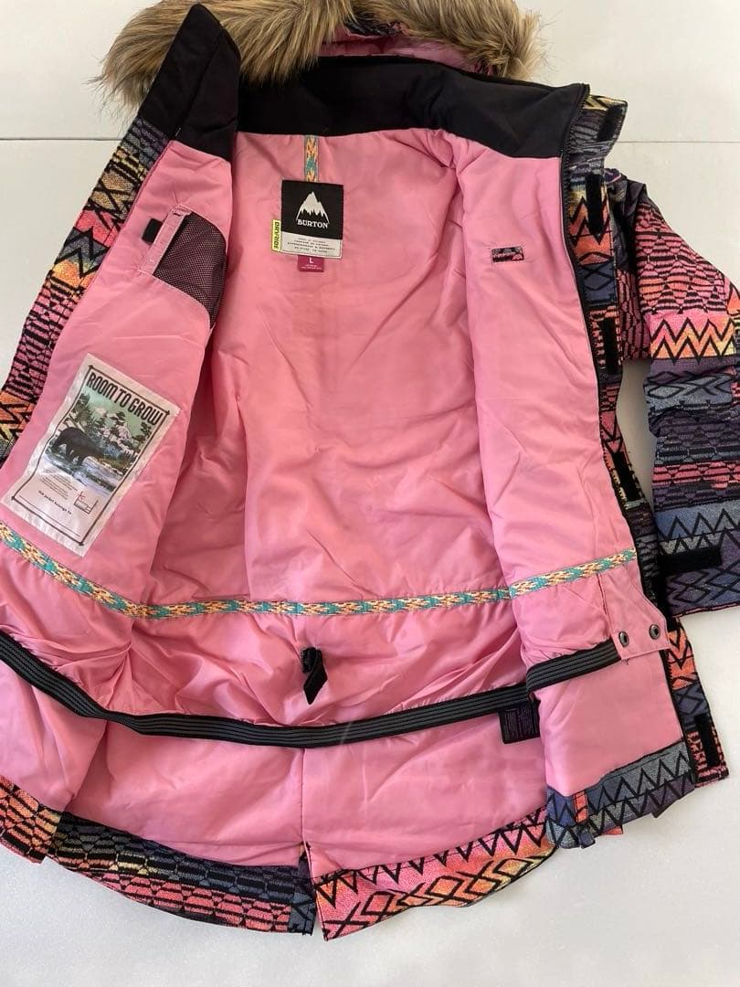 BURTON キッズ幾何学模様 ジャケットとパンツセット