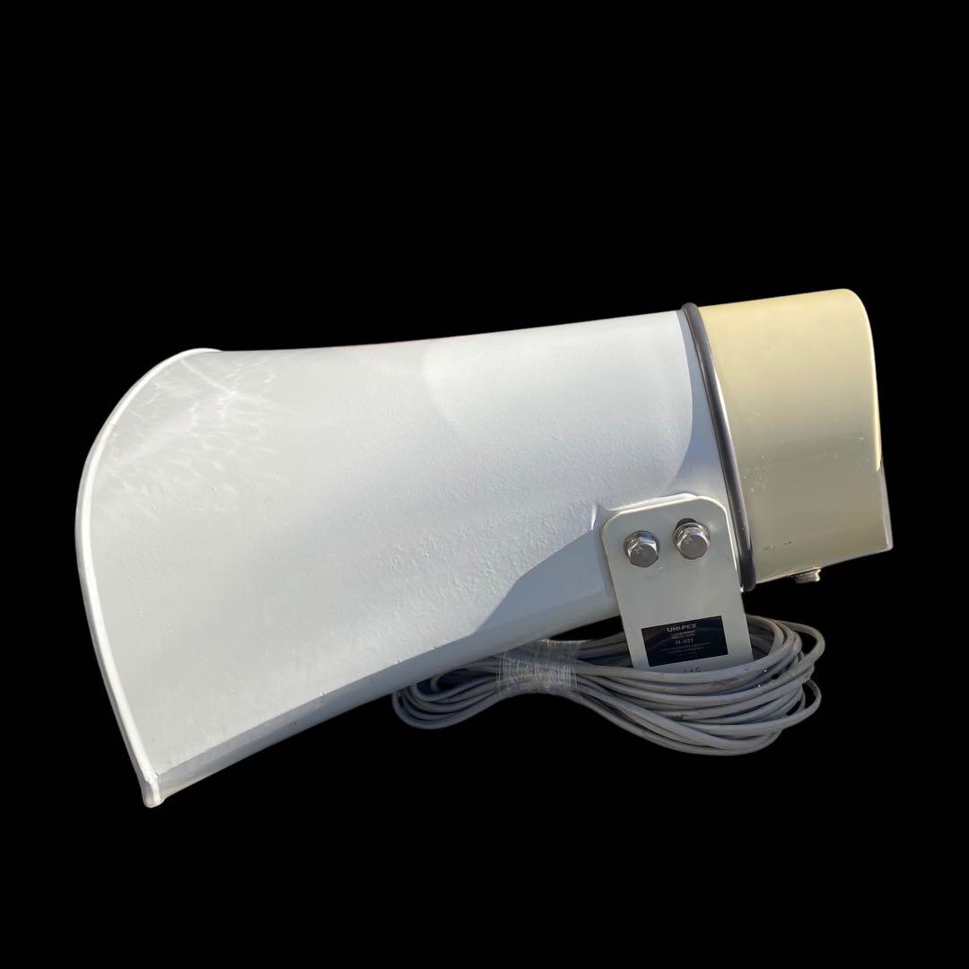 UNI-PEX H-431 選挙カー　車載用　スピーカー　2台セット　コード付①