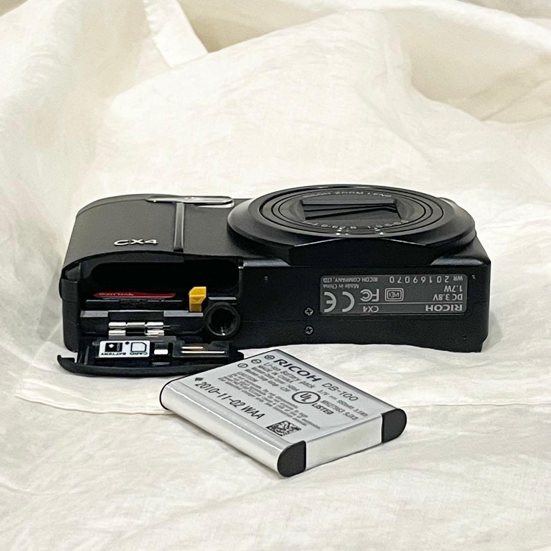 美品 リコー RICOH CX4 ブラック 動作確認済 デジタルカメラ