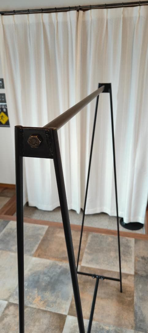 マコさん専用　鉄製ハンガーラック 高さ190cm 幅100cm 2段タイプ