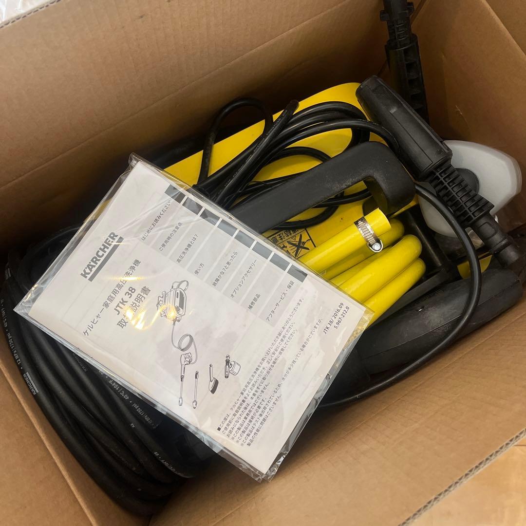 ケルヒャー★家庭用高圧洗浄機★KÄRCHER ★JTK 38 本体★新品同様★