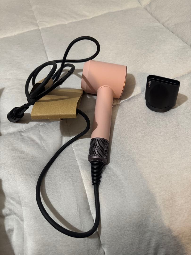Dyson HD08 ヘアドライヤー ピンク ノズル付き