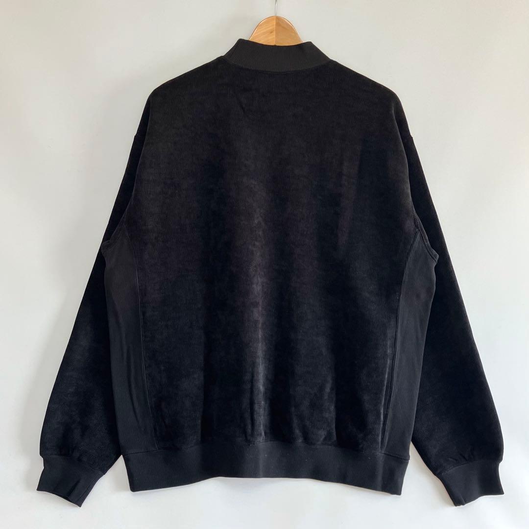 新品 THOUSAND MILE ニットフリース モックネック ブラック L