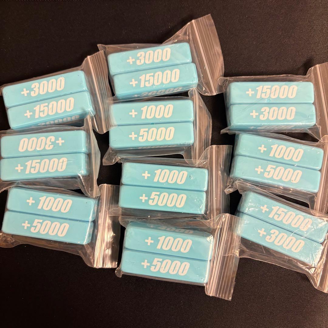 カードファイト　ヴァンガード　パワーカウンター　水色　20本セット