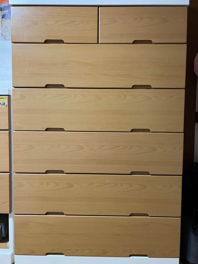 NITORI (ニトリ) 6段7杯ハイチェスト SARA-41-89HC