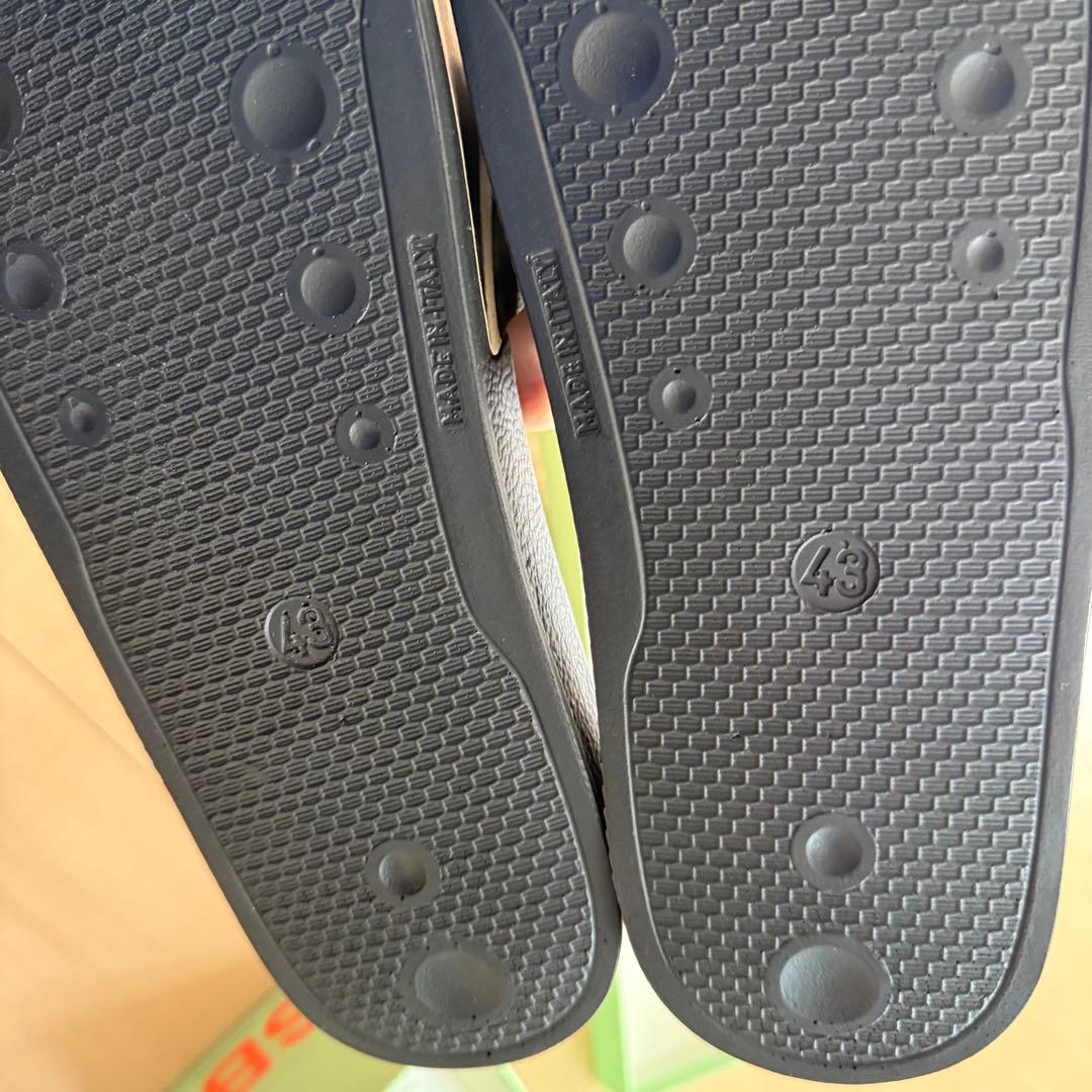 【新品未使用】off White サンダル ストライプ