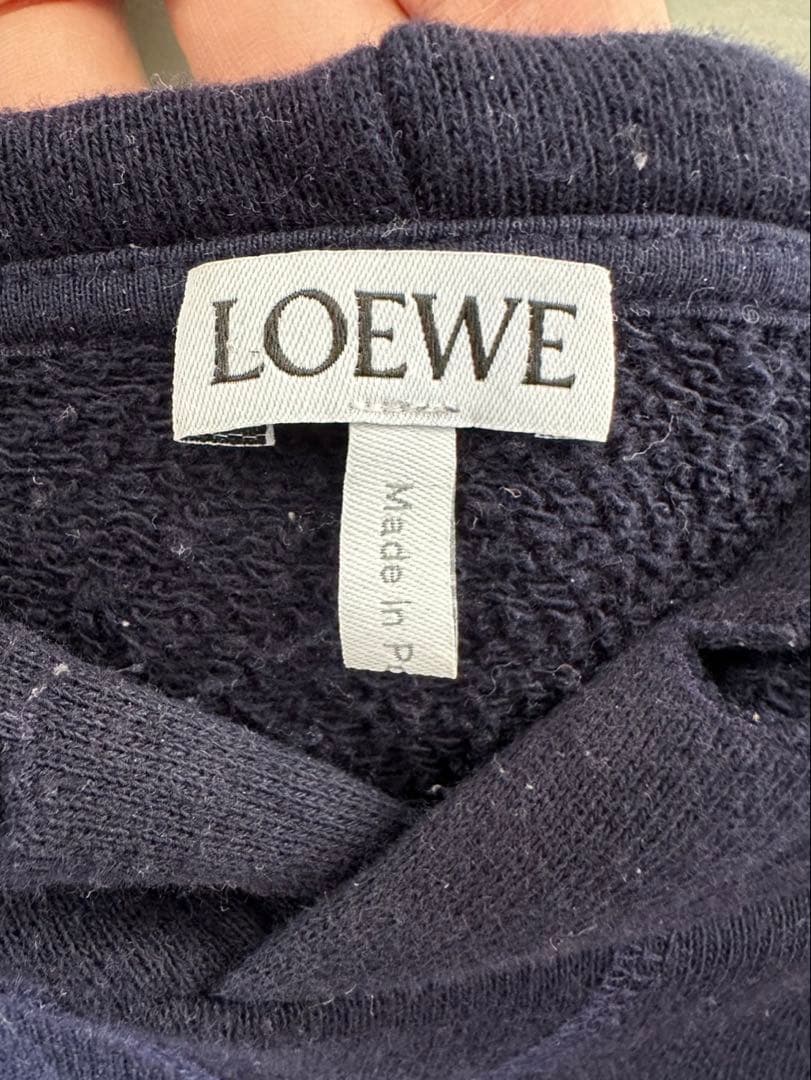 G1091 LOEWEパーカートレーナー サイズL カラーネイビー