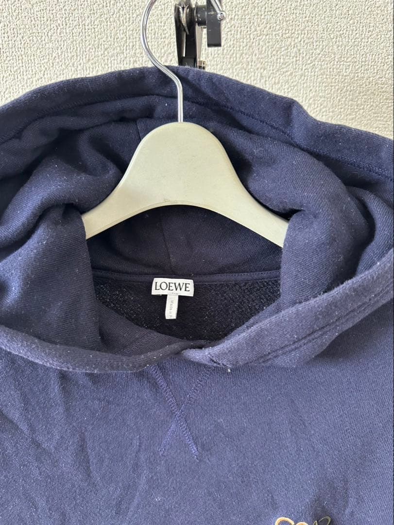 G1091 LOEWEパーカートレーナー サイズL カラーネイビー