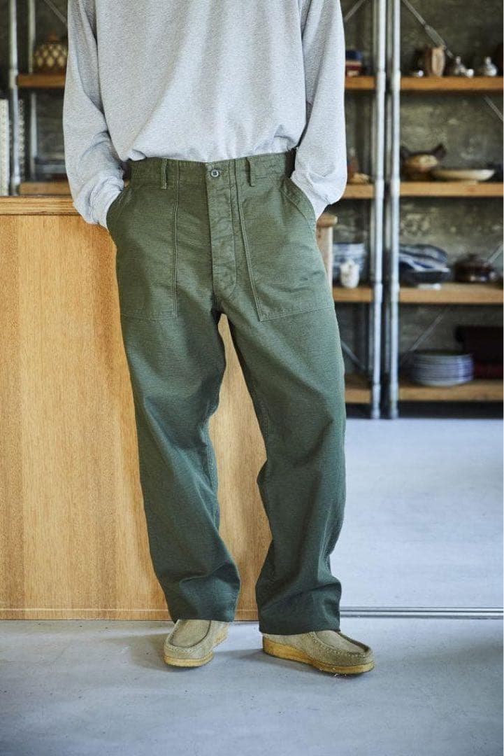 y*i様 【24時間以内発送】orSlow ファティーグパンツ サイズ2 ベイカ