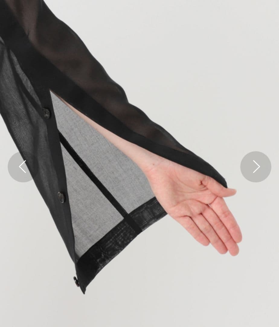 ノーブル スリットスリーブシアージャケット