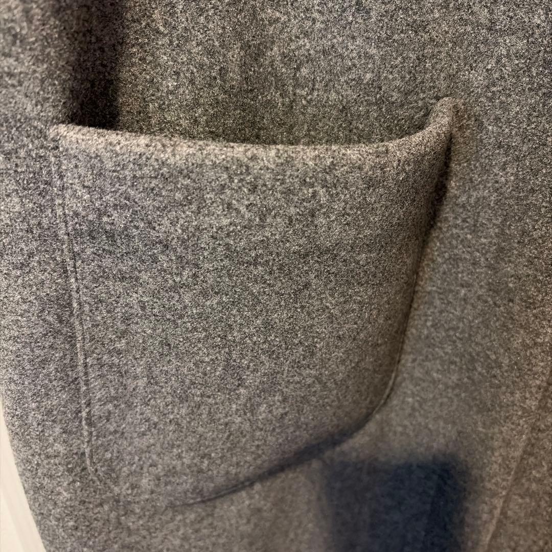 タグ付き　ella ジレ　ロングベスト　アウター　グレー