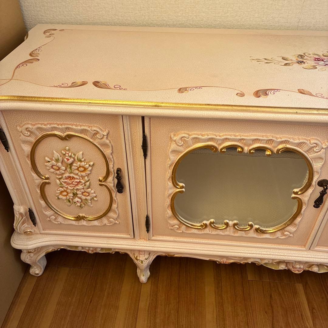 テレビボード　サイドボード　ロココ調